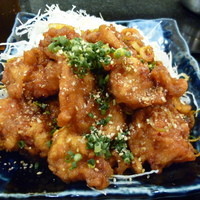 西麻布　日本料理「利久。」 - 若鶏の唐揚ネギソース