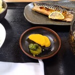 そば処からこ - さば塩焼き定食