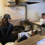 おおぐま食堂 - フライヤーで揚げてる時間が待ち遠しかった