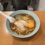 中華そば 共楽 - 中華そば 生たまご