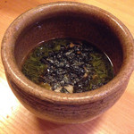 魚御殿 さわだ - めかぶ＆トロロ、山わさび・焼き海苔添え　480円