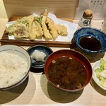 天ぷら小野 - 天ぷら定食