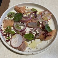 GINZA ONO Gratia -Smoke Dining- - サーモンのマリネ
