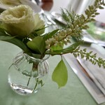 レストラン シェフ2 - 素敵なテーブルフラワー♪