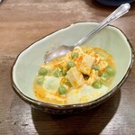 竹うち - えんどう豆の玉子とじ