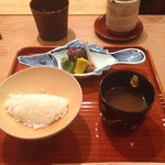 恵比寿　くろいわ - ご飯 お味噌 香の物