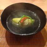 恵比寿　くろいわ - ヒスイナスとくちこの椀