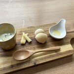 旅とPizzaとお宿 咲色 - スーププレート