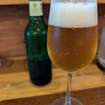 Ramen FeeL - ラーメン食べ終えてハートランドを飲みます。