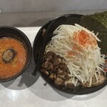 濃厚辛味噌ラーメン からみそや - からみそやつけ麺1100円