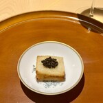 銀座 しのはら - トースト＋キャビア