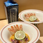 銀座 しのはら - 牡丹エビ