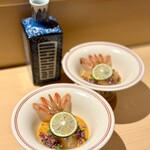 銀座 しのはら - 牡丹エビ