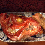 宝寿司分店 - 金目鯛のお頭煮、目玉周りが美味しくって！