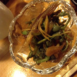 宝寿司分店 - ミズの玉っことミョウガのたまり漬け