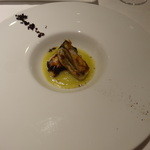 リストランテ サクラ - 広島産焼き牡蠣を浮かべたズッキーニのスープ仕立て