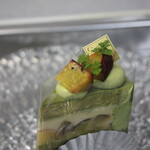 きなこＣＡＦＥ - 料理写真:焼き芋と抹茶のチーズケーキ