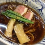Bafu - 2014.08 小麦ヌーヴォー限定麺（その２）　鴨肉醤麺