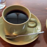 カフェ・ゾエ - チーズケーキsetの珈琲Hot