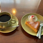 カフェ・ゾエ - チーズケーキset 税込1250円（R7.3時点）