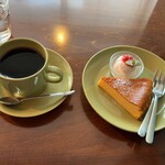 カフェ・ゾエ - チーズケーキset 税込1250円（R7.3時点）