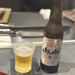 銀座 鉄板焼き ステーキ K-sio - アサヒスーパードライ