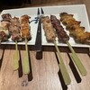 銀座　神籬 - おまかせ盛り合わせ（右が赤鶏で、左が東京しゃもか）