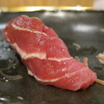 器楽亭 - 大間鮪の脳天握り