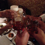 中国料理 竜苑 - 140822　カンパイ！