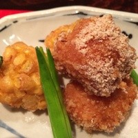 賛否両論 - とうもろこしと白身魚の揚げ物