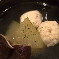 賛否両論 - 鶏と枝豆のお吸い物