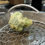 そば くら富 - 天ぷら：ブロッコリ