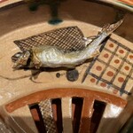 銀座 しのはら - 塩焼き　タデ酢で