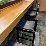 いわもと - カウンター席が５