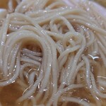 自家製麺 栗ノ木 - 角のあるお蕎麦のような麺