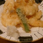 国分寺そば - 小エビの天ぷら