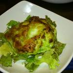 居酒屋がんこ - トマトとアボカドのチーズ焼き