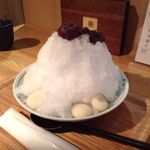 北斎茶房 - 小倉白玉かき氷