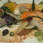 京都地野菜の一皿アップ②