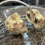 そば くら富 - 天ぷら：マッシュルーム