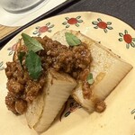 焼鳥 登鶏 - 北海道産長芋肉味噌