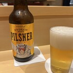 銀座 しのはら - 八海山ライディーンビール