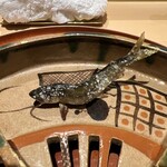 銀座 しのはら - 塩焼き 蓼酢で