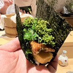 銀座 しのはら - 鰻玉子花山椒手巻き