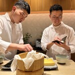 銀座 しのはら - せっせと手巻き