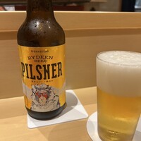 銀座 しのはら - 八海山ライディーンビール