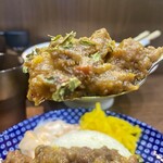 ヌードル＆スパイスカレー 今日の1番 - チーズキーマカレー　あっぷ