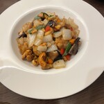 中華ダイニング白川 - 鶏とカシューナッツ炒め