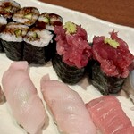 阿佐ヶ谷漁港直売所 - 中落ち軍艦 時価/アブラボウズ 時価