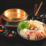 地鶏 安東 - 宮崎地鶏のすき焼